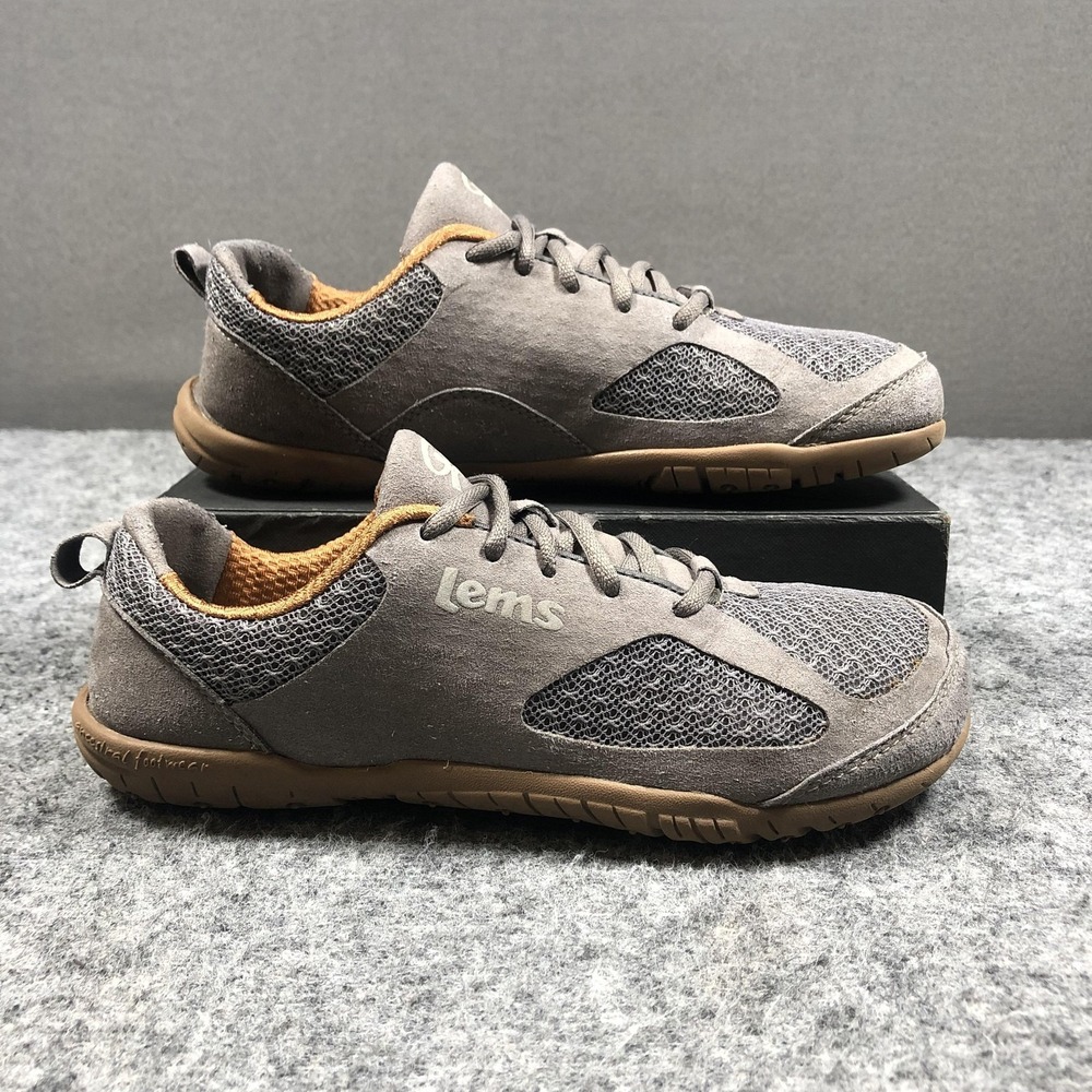 Lems Primal 2 Slate Shoes Mens Size 8 Gray Mesh Minimalist Barefoot Zero Drop - Picture 2 of 16